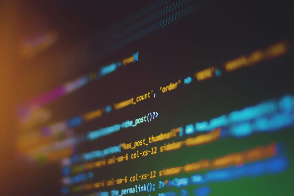 data privacy laws computer code marketers coding data consumer data red and blue coding