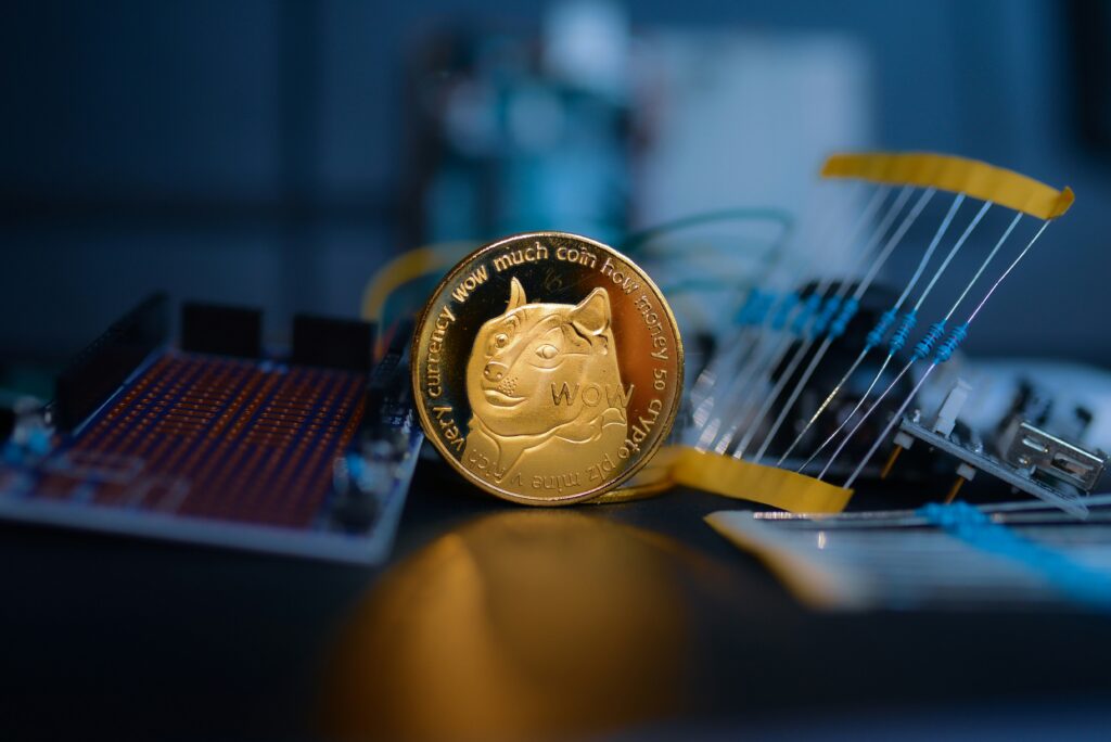 dogecoin crypto currency crypto coin bitcoin sweepstakes crypto sweeps doge coin close up