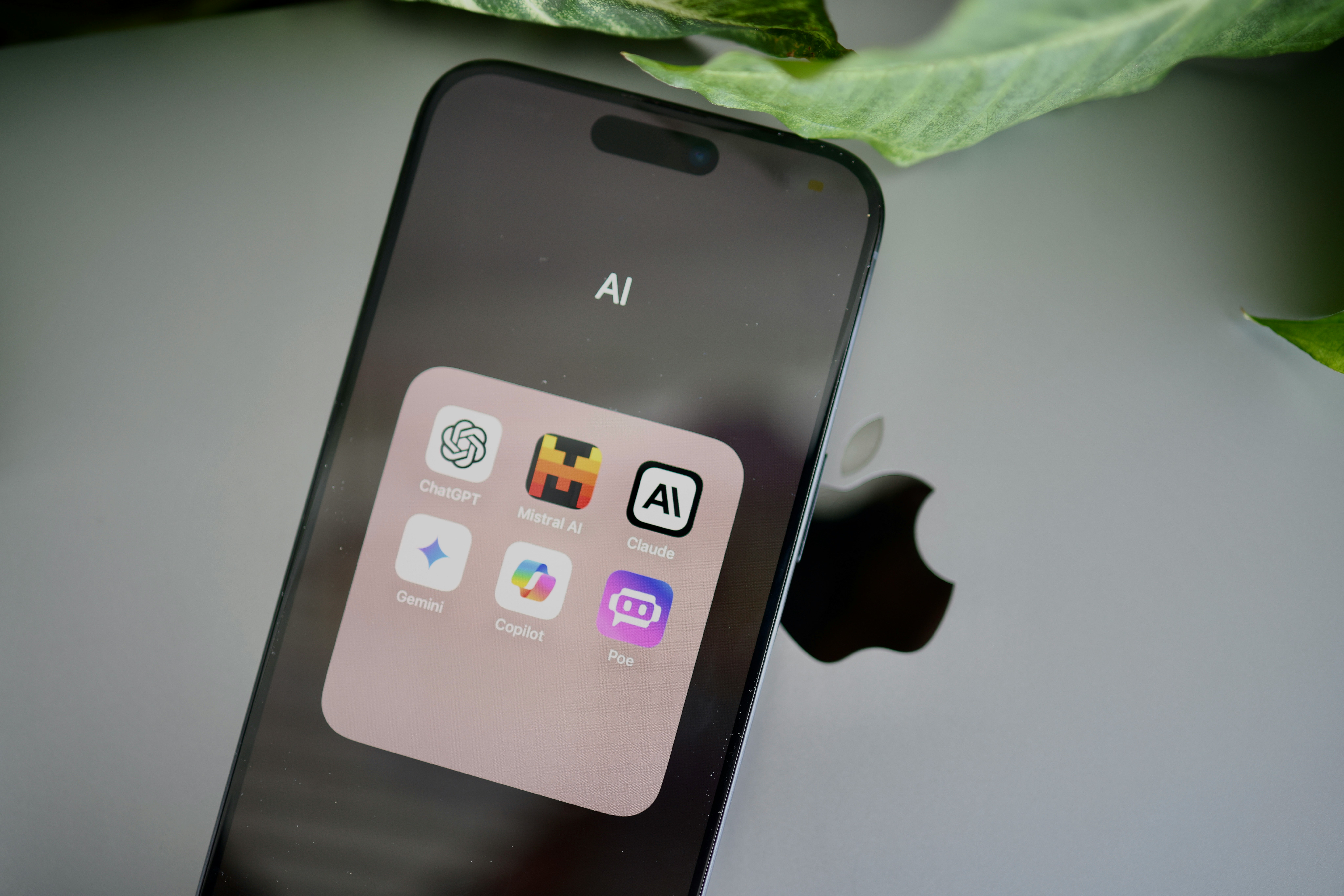 AI TCPA telemarketing artificial intelligence phone with all of the AI apps on the phone