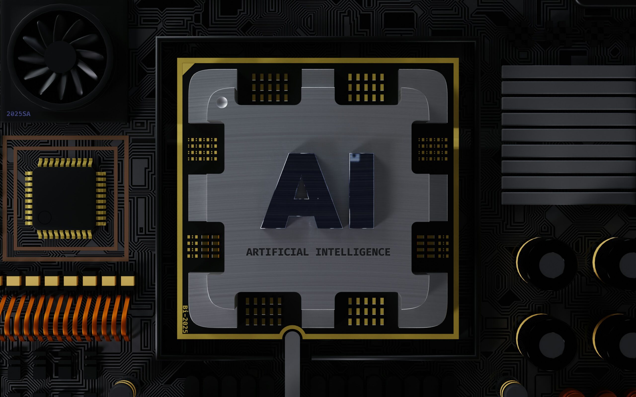 close up of the letter AI for artificial intelligence AI calls