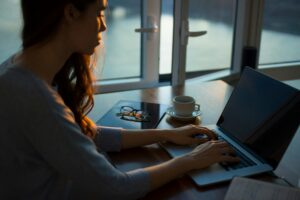 person on computer pixel tracking tcpa telemarketing data privacy laws